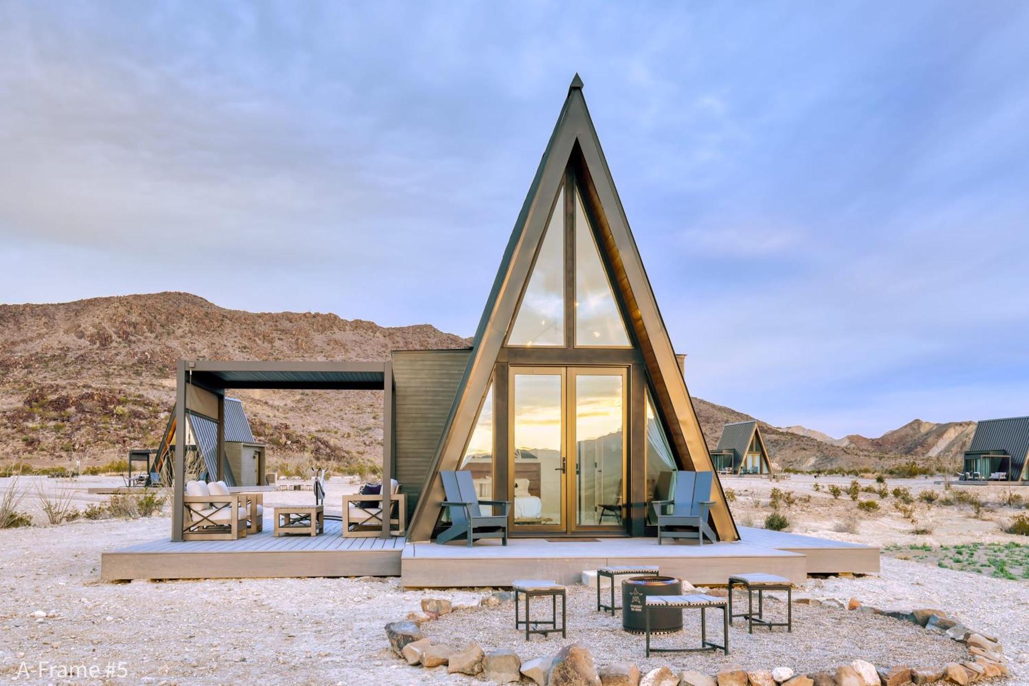Stardust Big Bend Luxury A-Frame#5 Great Views Villa Terlingua Exteriör bild