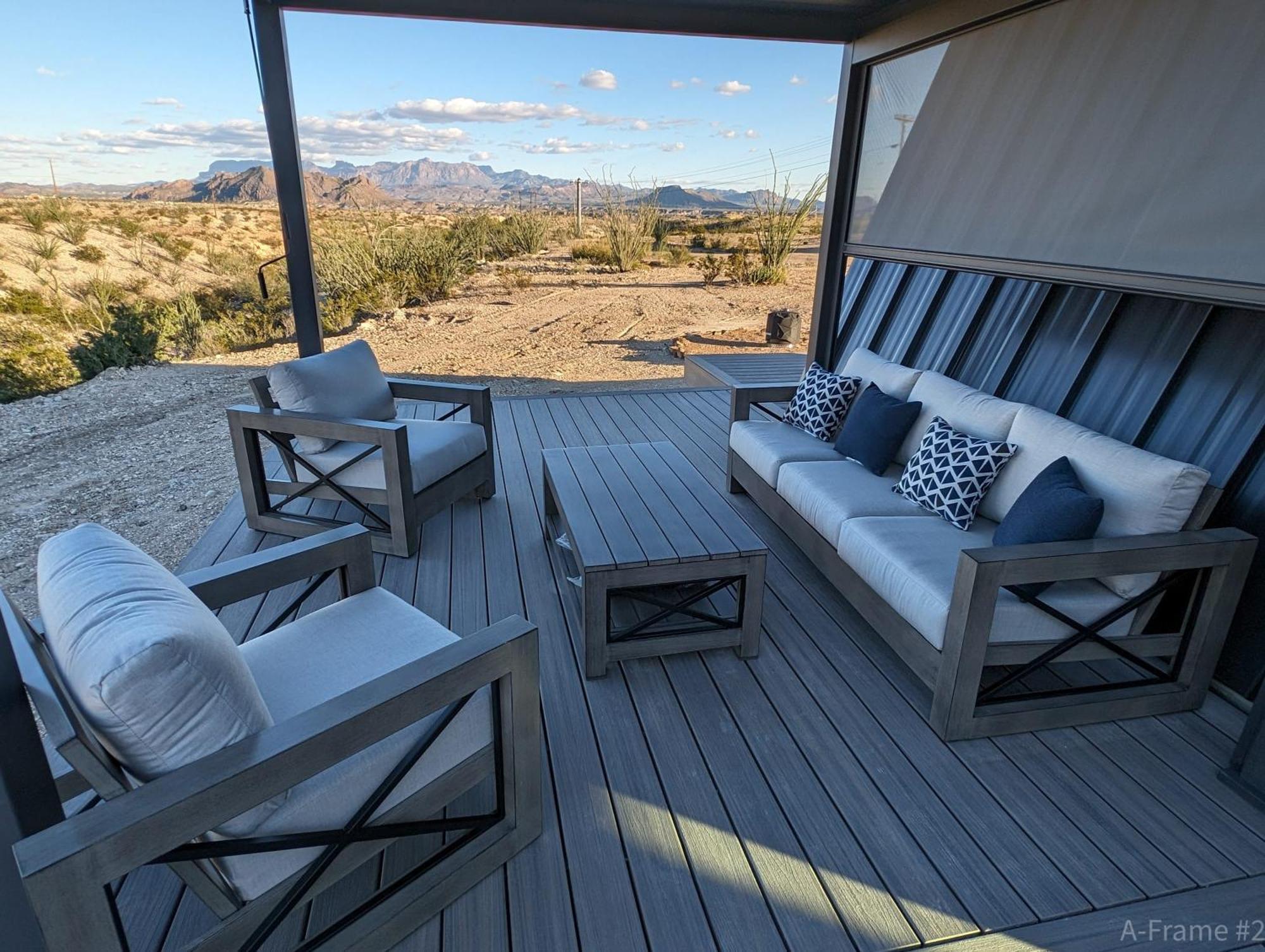Stardust Big Bend Luxury A-Frame#5 Great Views Villa Terlingua Exteriör bild
