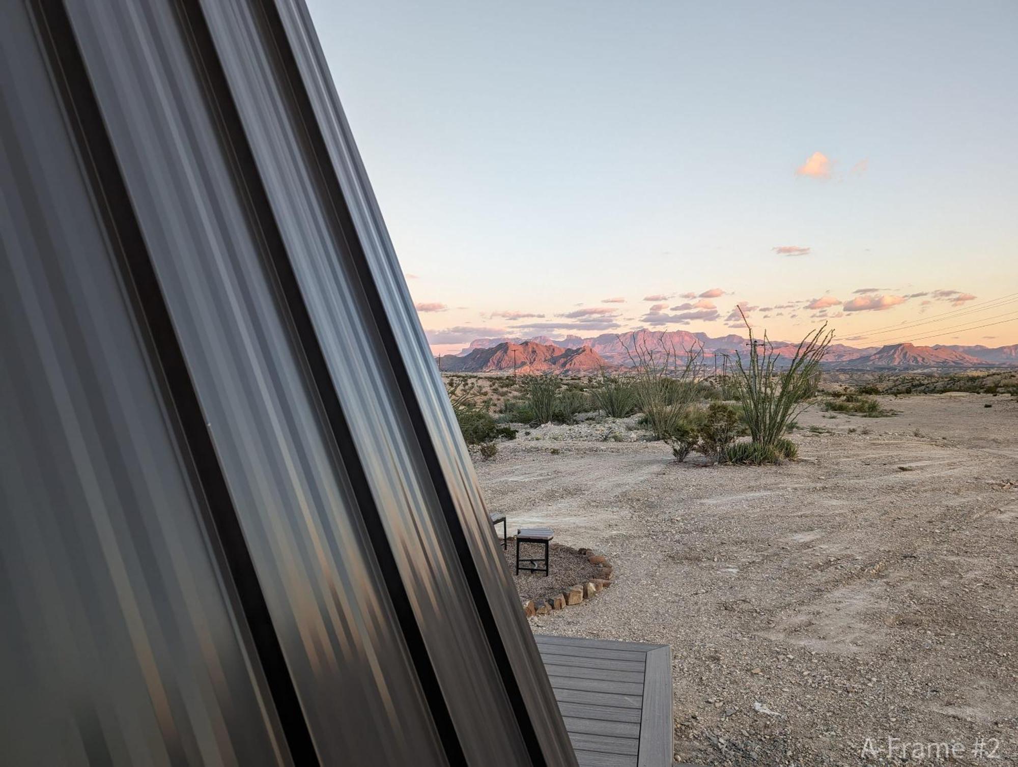 Stardust Big Bend Luxury A-Frame#5 Great Views Villa Terlingua Exteriör bild