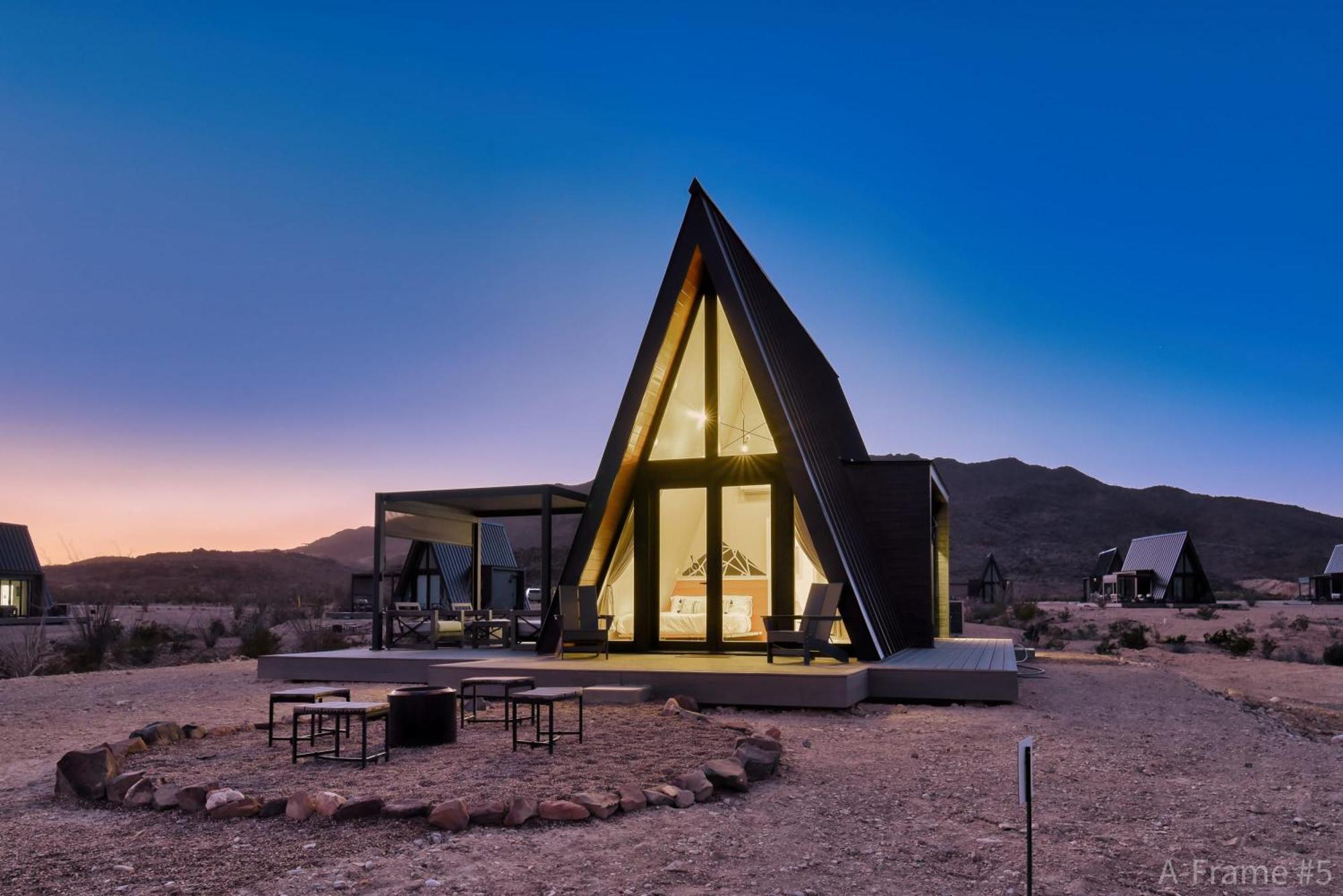 Stardust Big Bend Luxury A-Frame#5 Great Views Villa Terlingua Exteriör bild