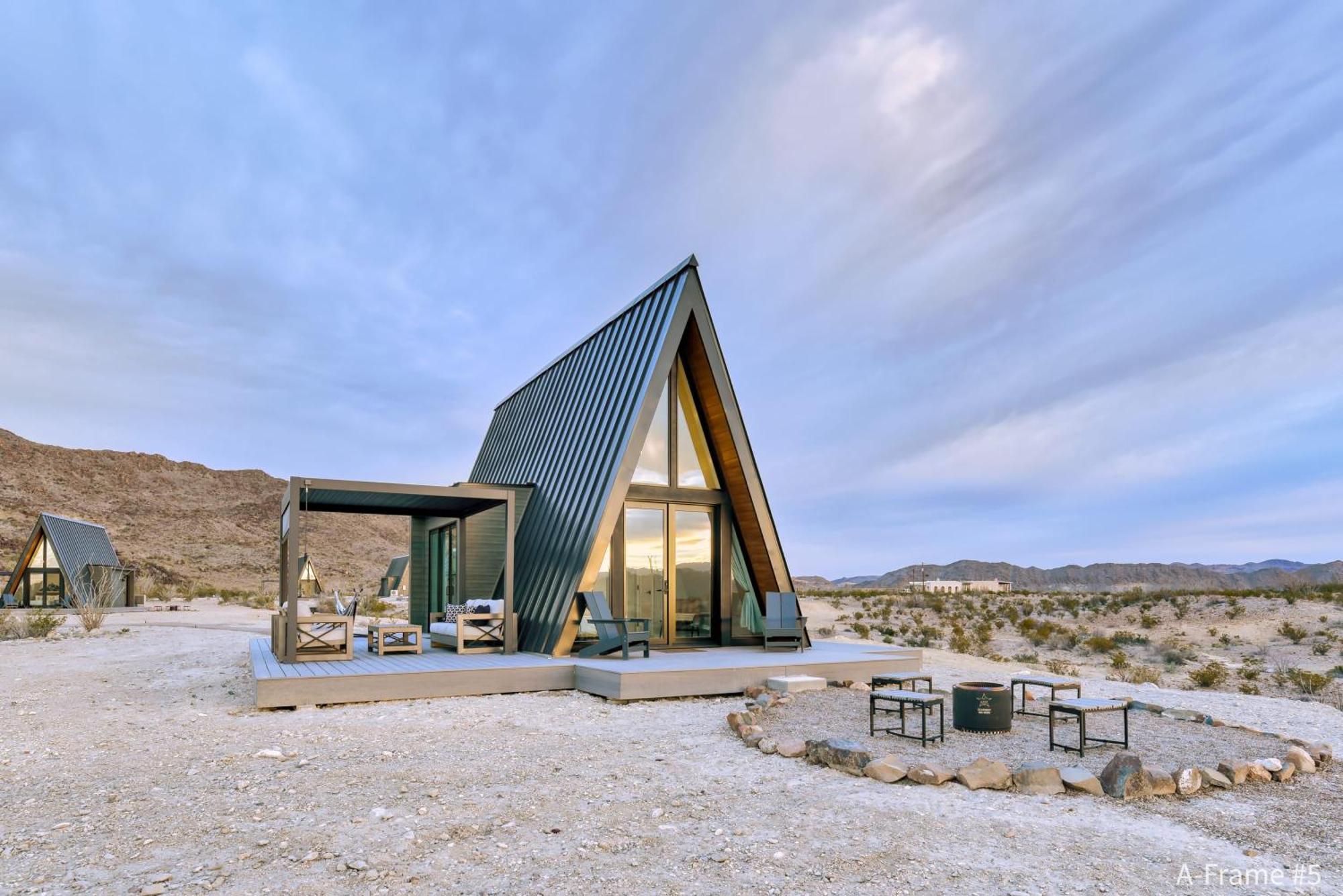 Stardust Big Bend Luxury A-Frame#5 Great Views Villa Terlingua Exteriör bild