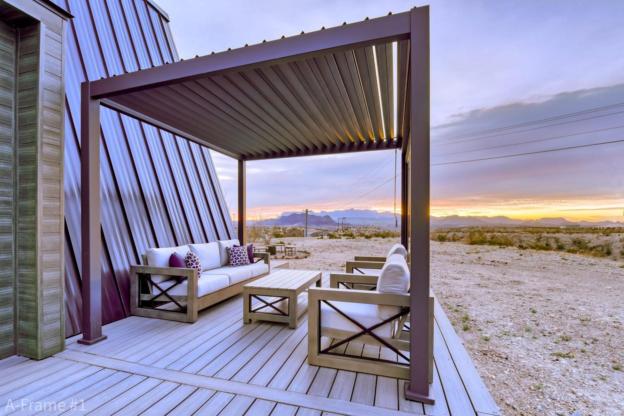 Stardust Big Bend Luxury A-Frame#5 Great Views Villa Terlingua Exteriör bild