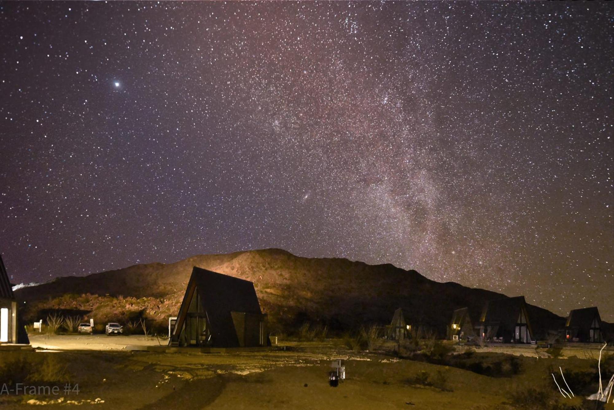 Stardust Big Bend Luxury A-Frame#5 Great Views Villa Terlingua Exteriör bild
