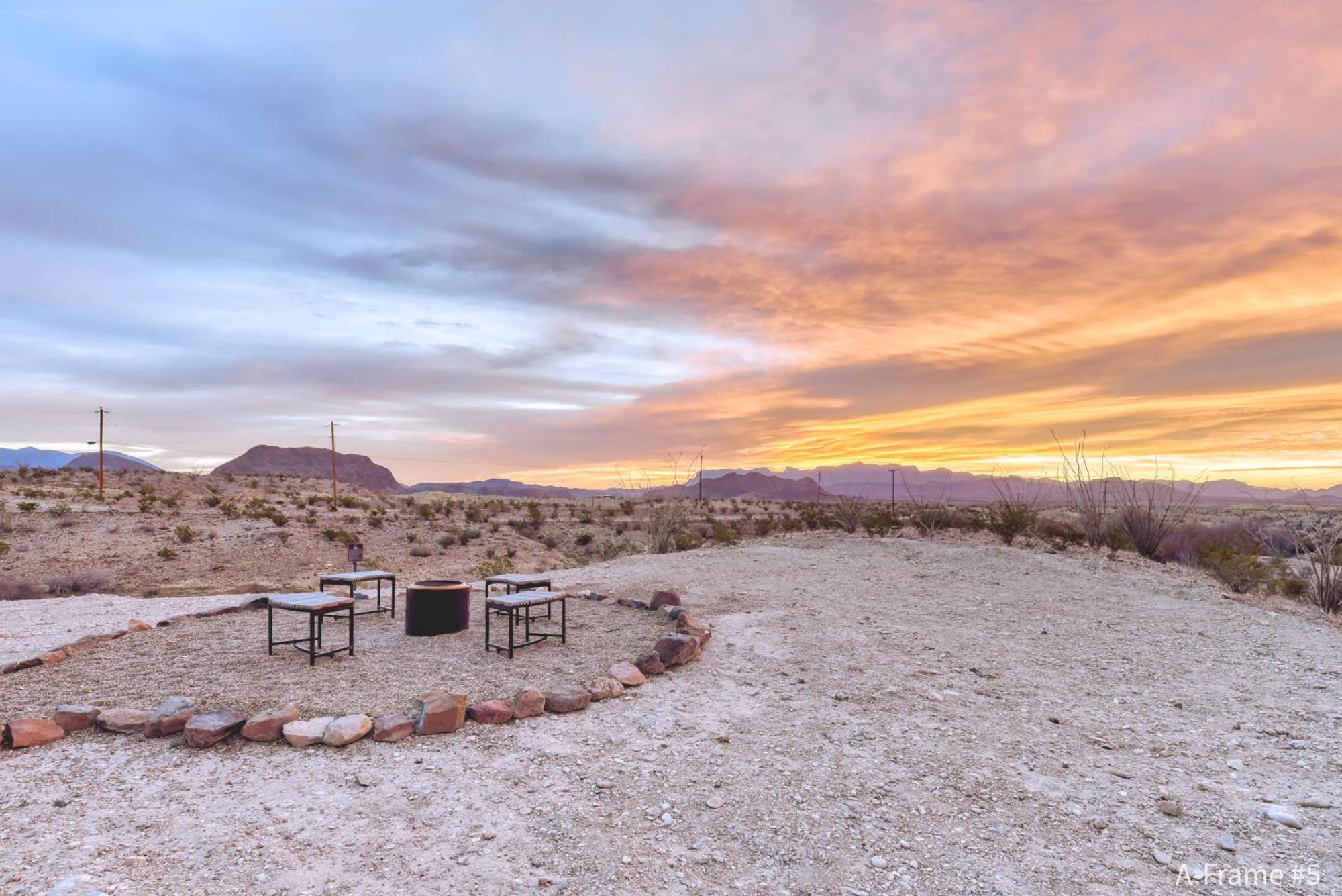 Stardust Big Bend Luxury A-Frame#5 Great Views Villa Terlingua Exteriör bild