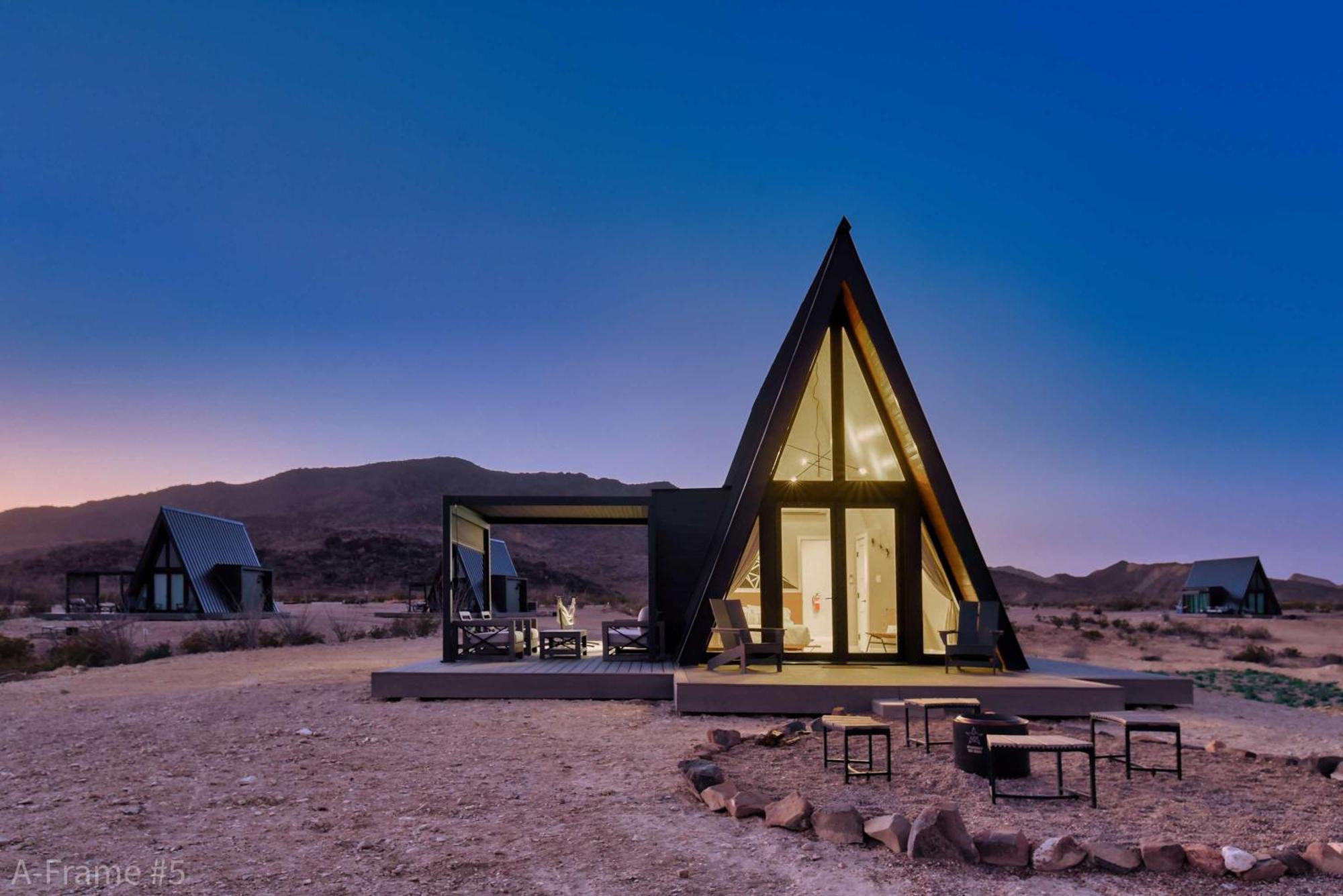 Stardust Big Bend Luxury A-Frame#5 Great Views Villa Terlingua Exteriör bild