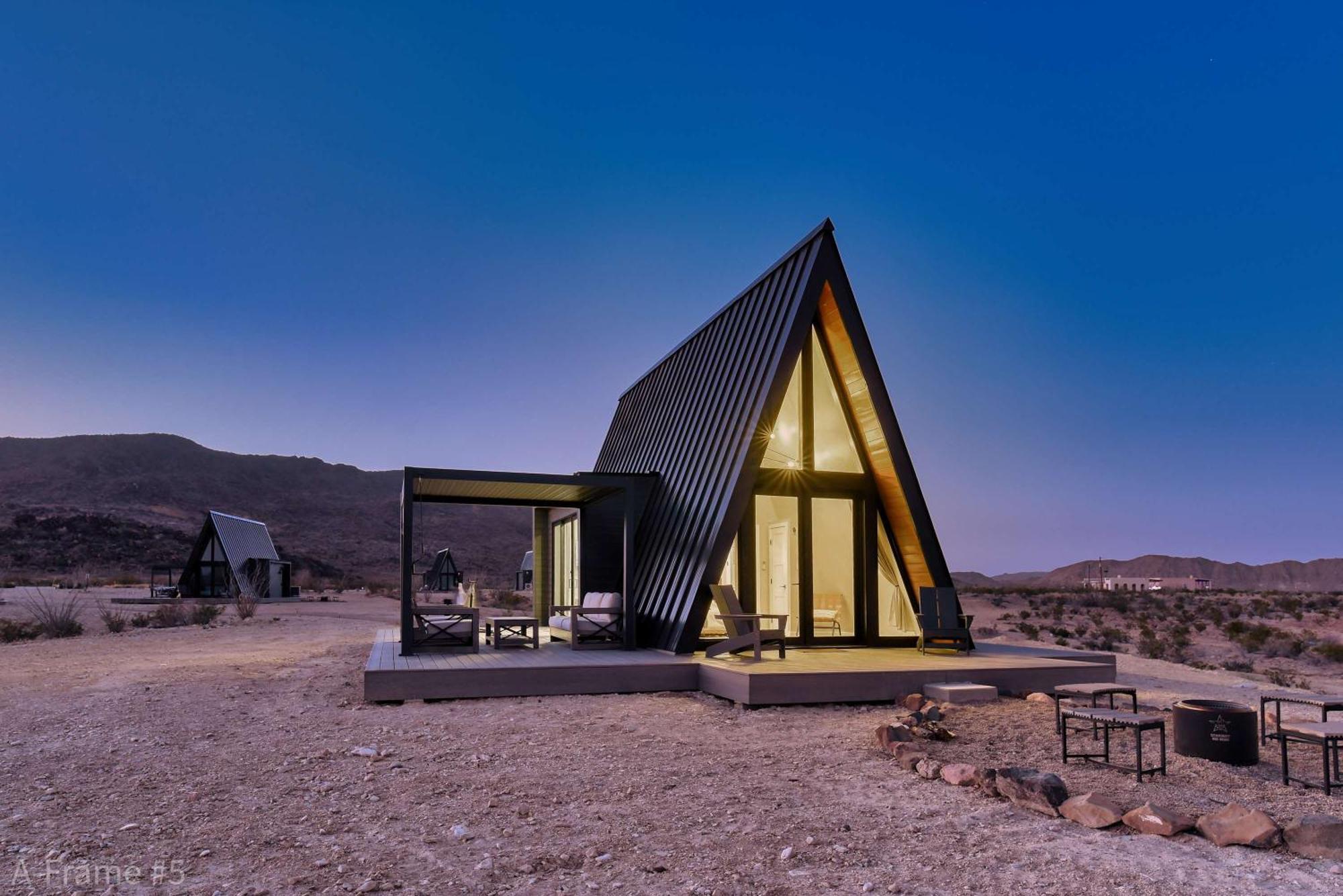 Stardust Big Bend Luxury A-Frame#5 Great Views Villa Terlingua Exteriör bild