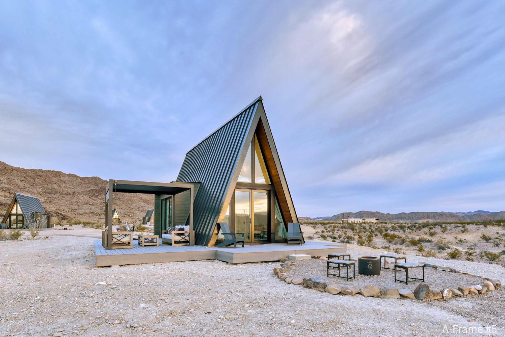 Stardust Big Bend Luxury A-Frame#5 Great Views Villa Terlingua Exteriör bild
