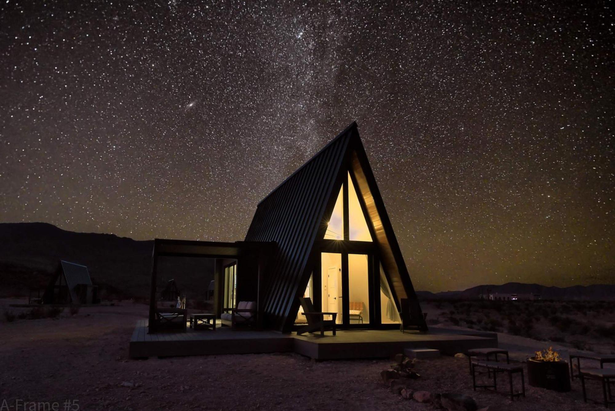 Stardust Big Bend Luxury A-Frame#5 Great Views Villa Terlingua Exteriör bild